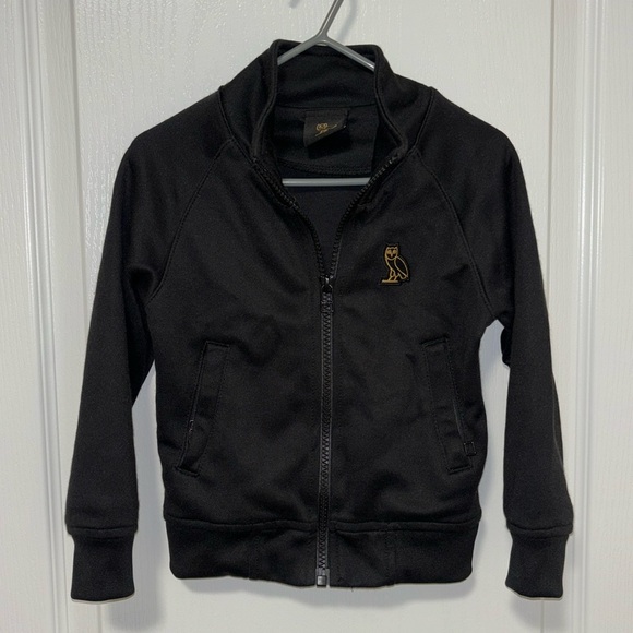 Kids OVO OCTOBERS VERY OWN, Owl zip up hoodie sweatshirt - Picture 2 of 9